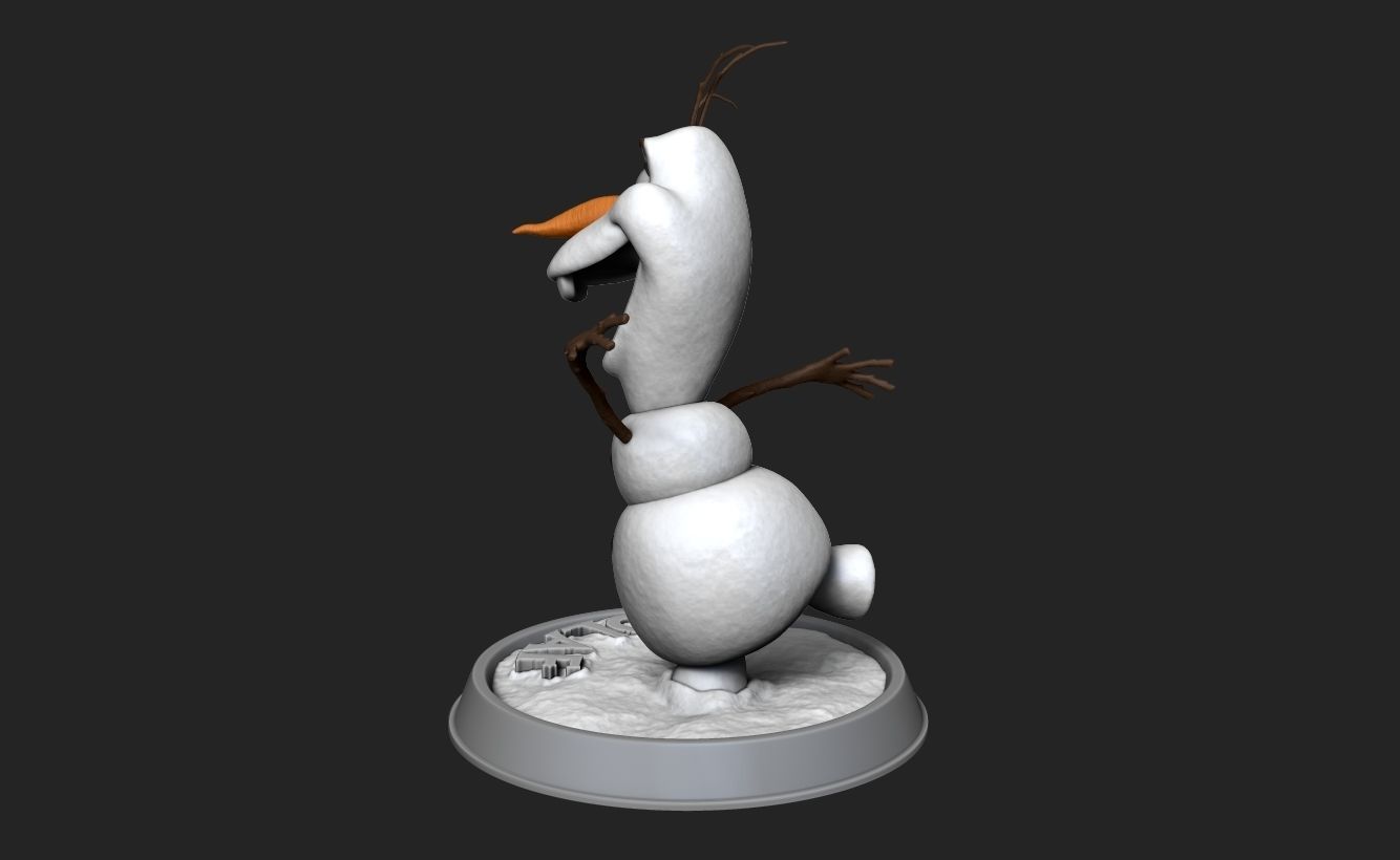 Olaf the Snowman 3D Print 3D print model_2