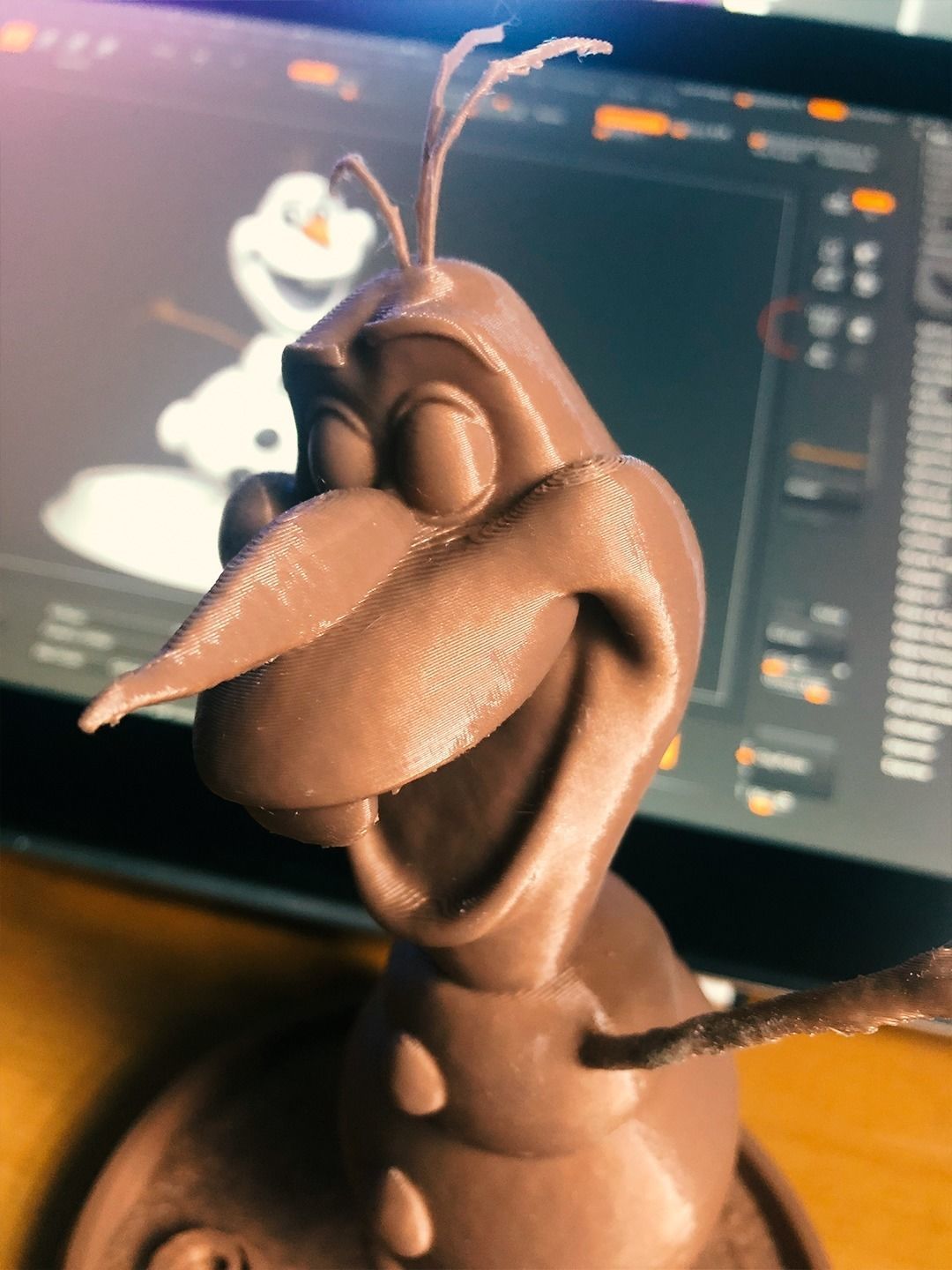 Olaf the Snowman 3D Print 3D print model_7