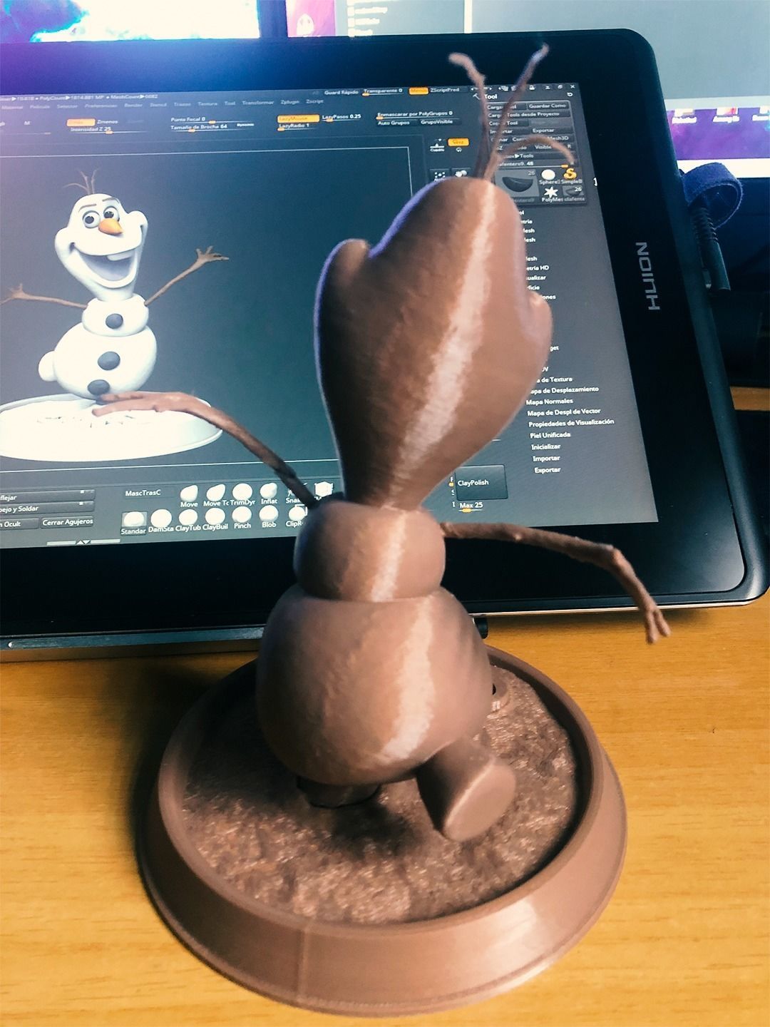 Olaf the Snowman 3D Print 3D print model_12