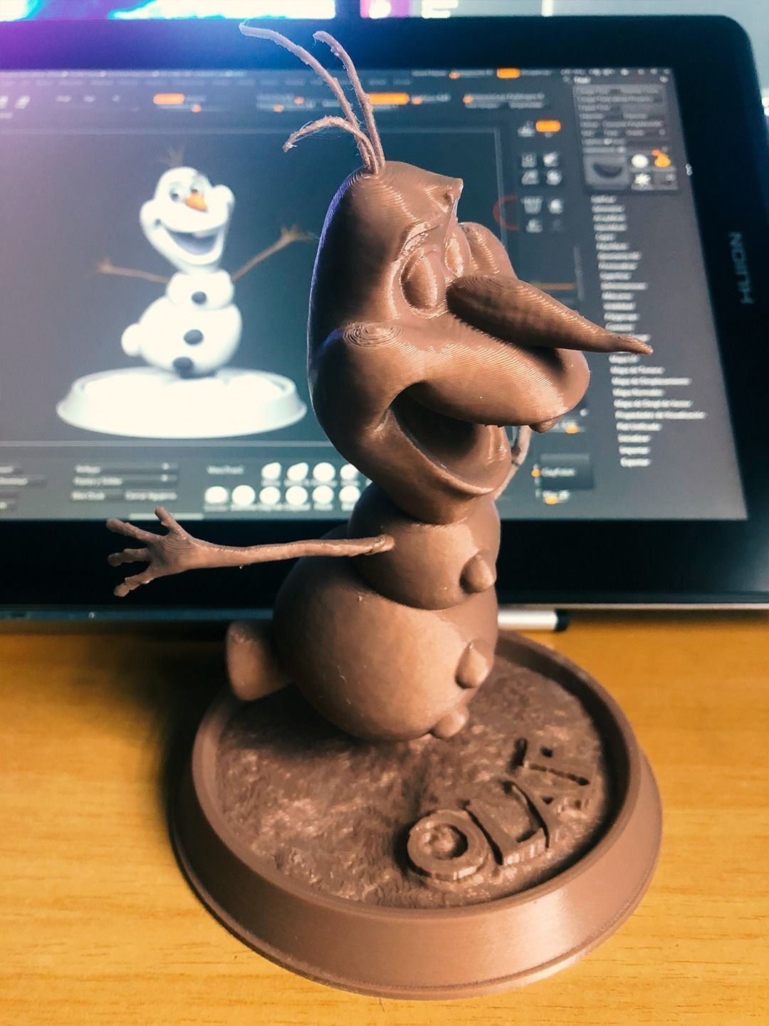 Olaf the Snowman 3D Print 3D print model_10