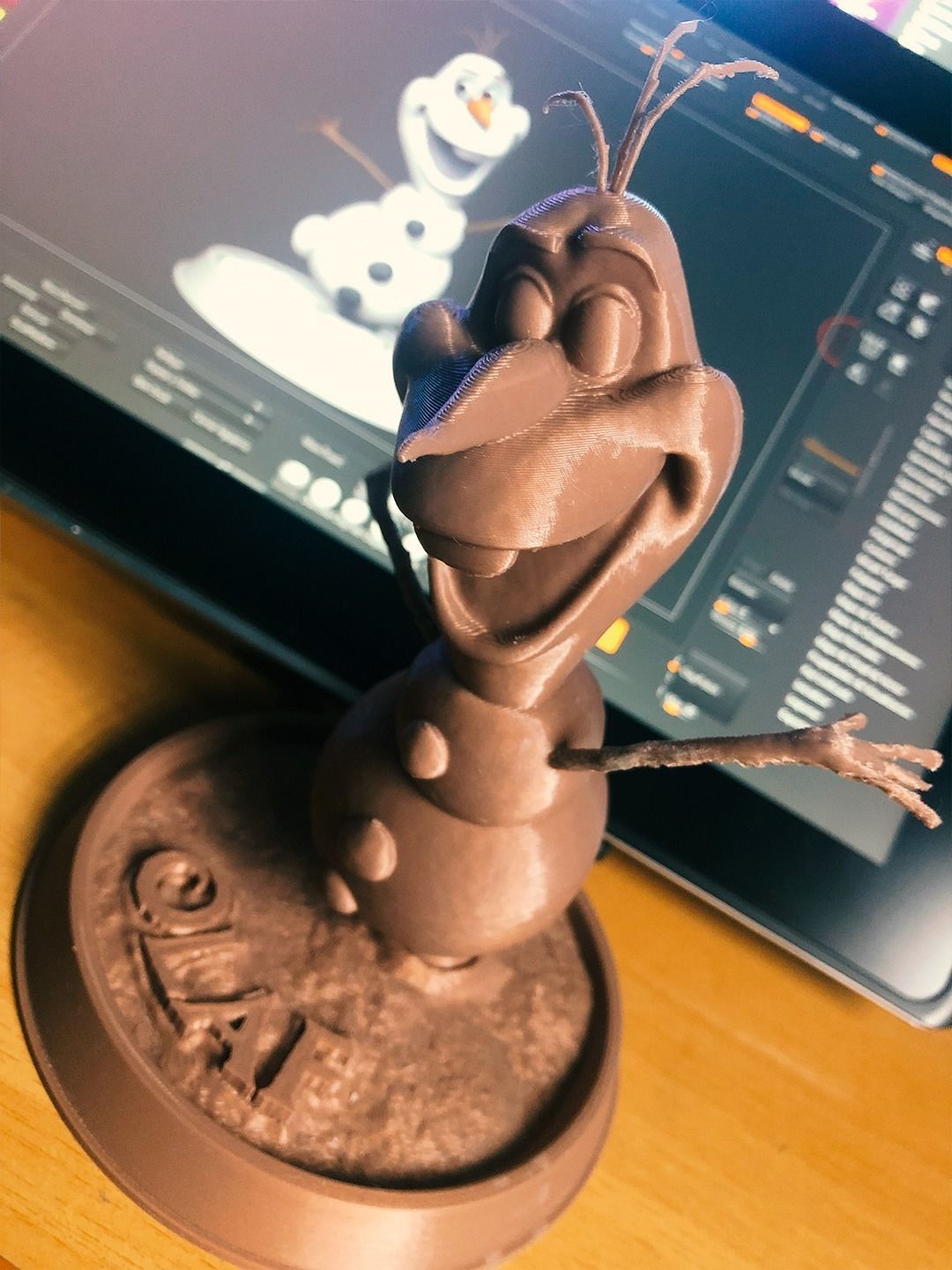 Olaf the Snowman 3D Print 3D print model_8