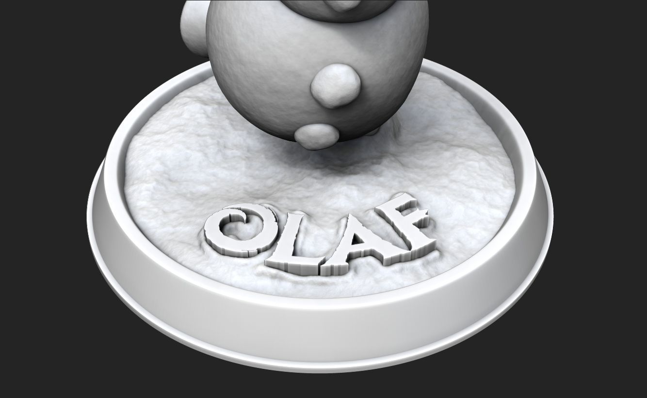 Olaf the Snowman 3D Print 3D print model_17