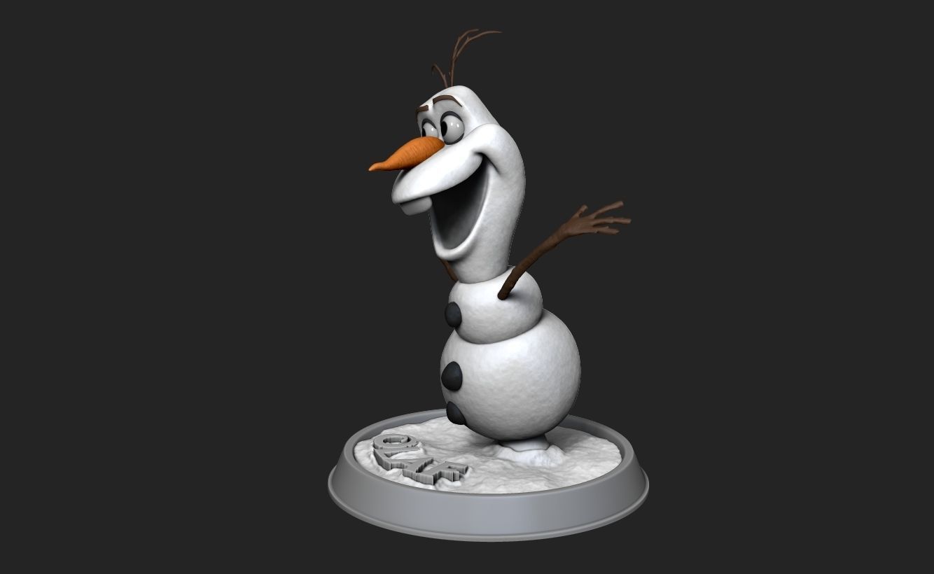 Olaf the Snowman 3D Print 3D print model_1