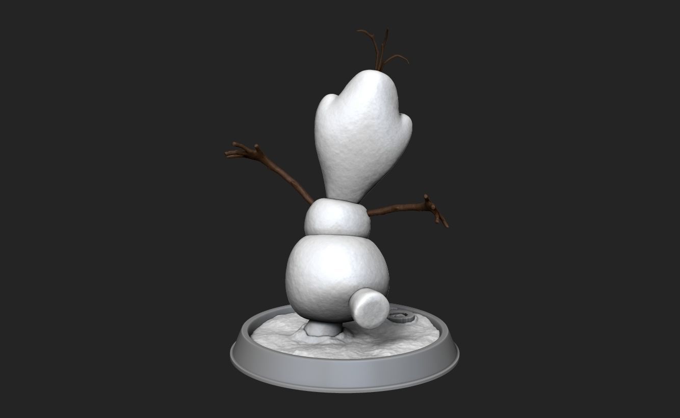 Olaf the Snowman 3D Print 3D print model_3