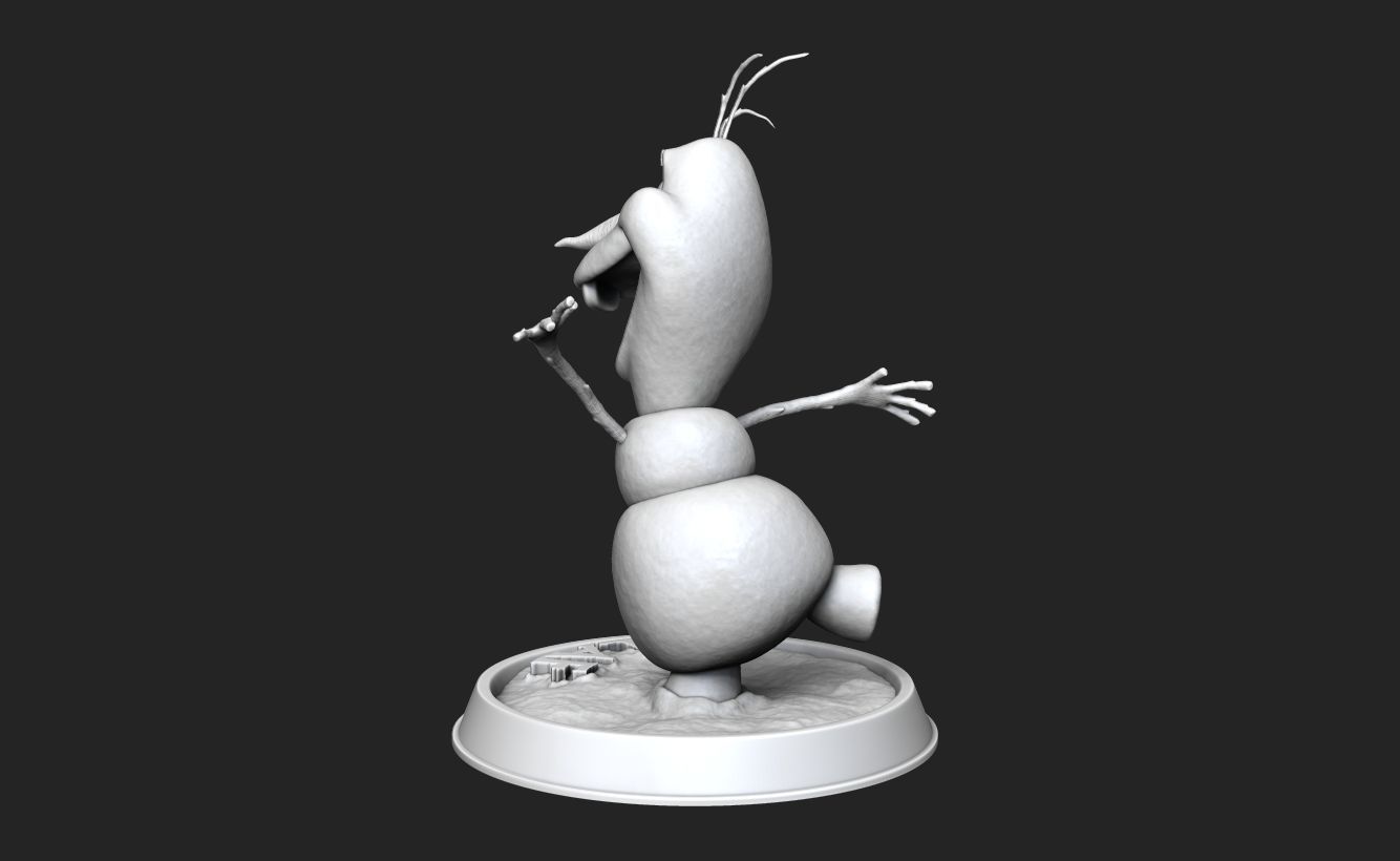 Olaf the Snowman 3D Print 3D print model_14