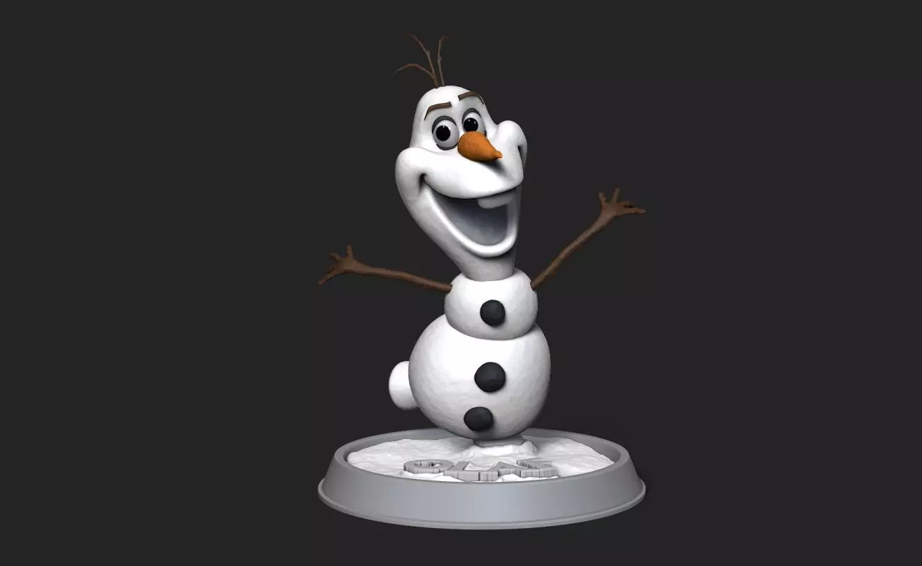 Olaf the Snowman 3D Print 3D print model_0