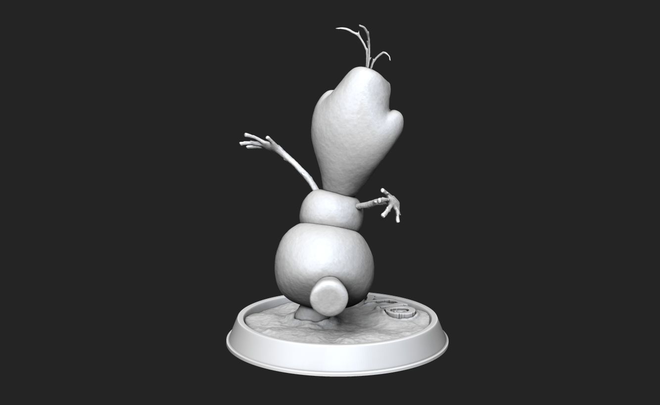 Olaf the Snowman 3D Print 3D print model_15