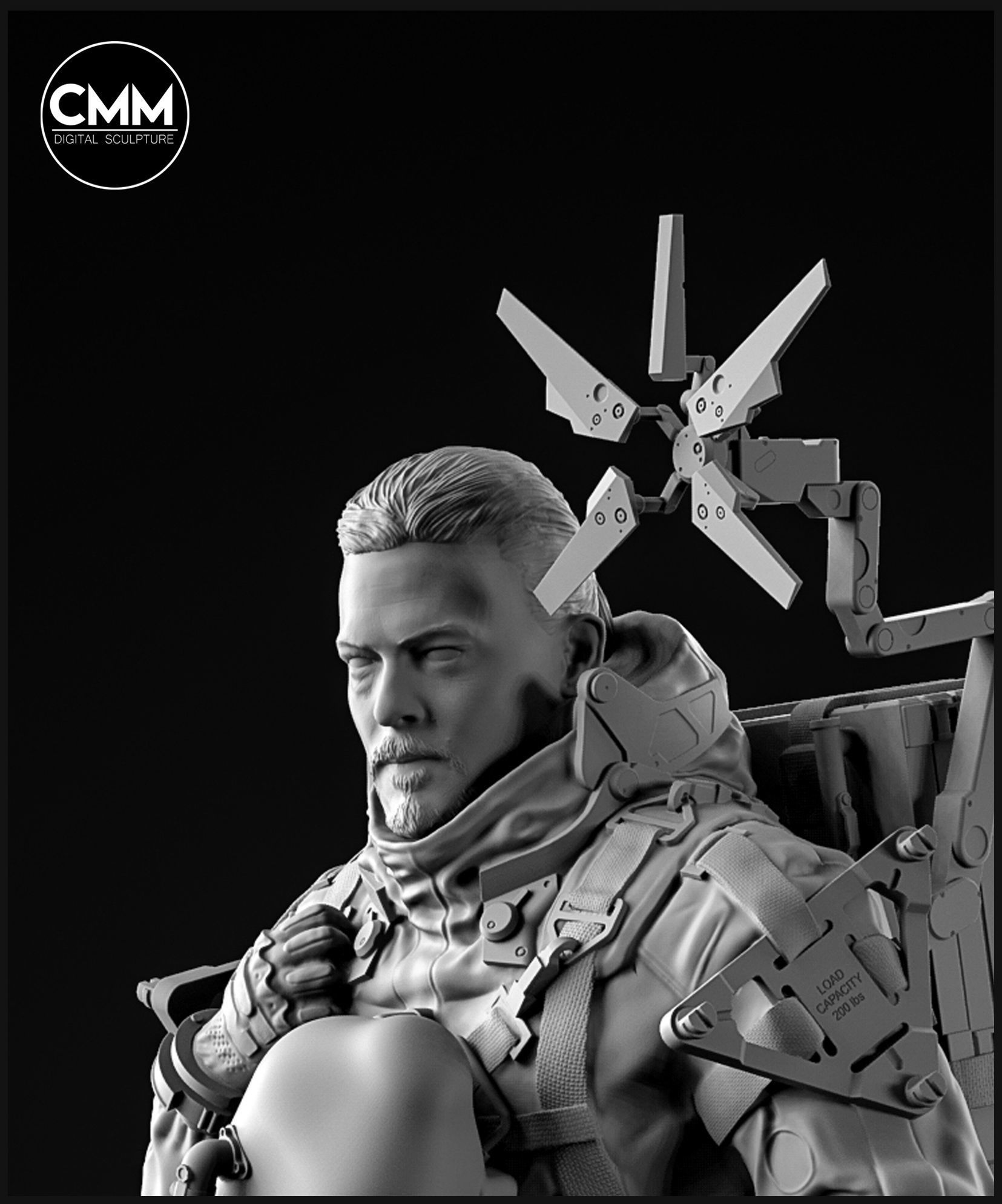 Death stranding Sam Porter 3D print model_17