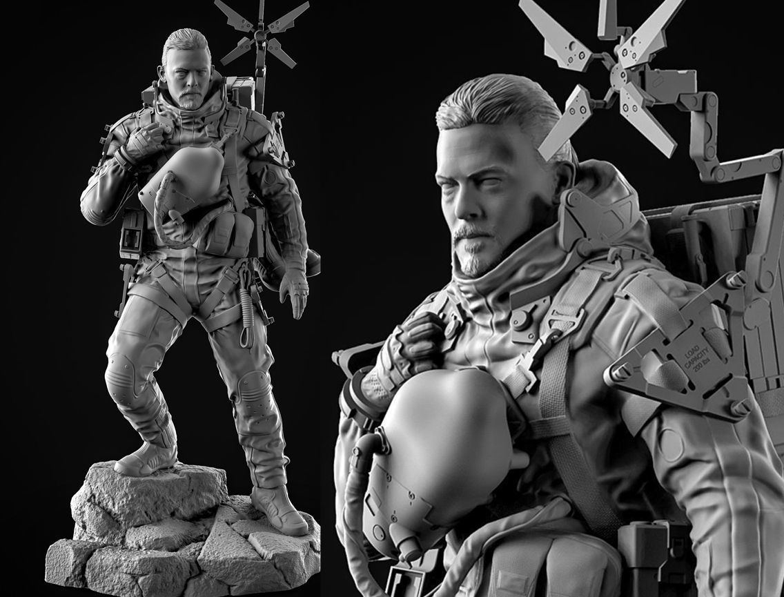 Death stranding Sam Porter 3D print model_3