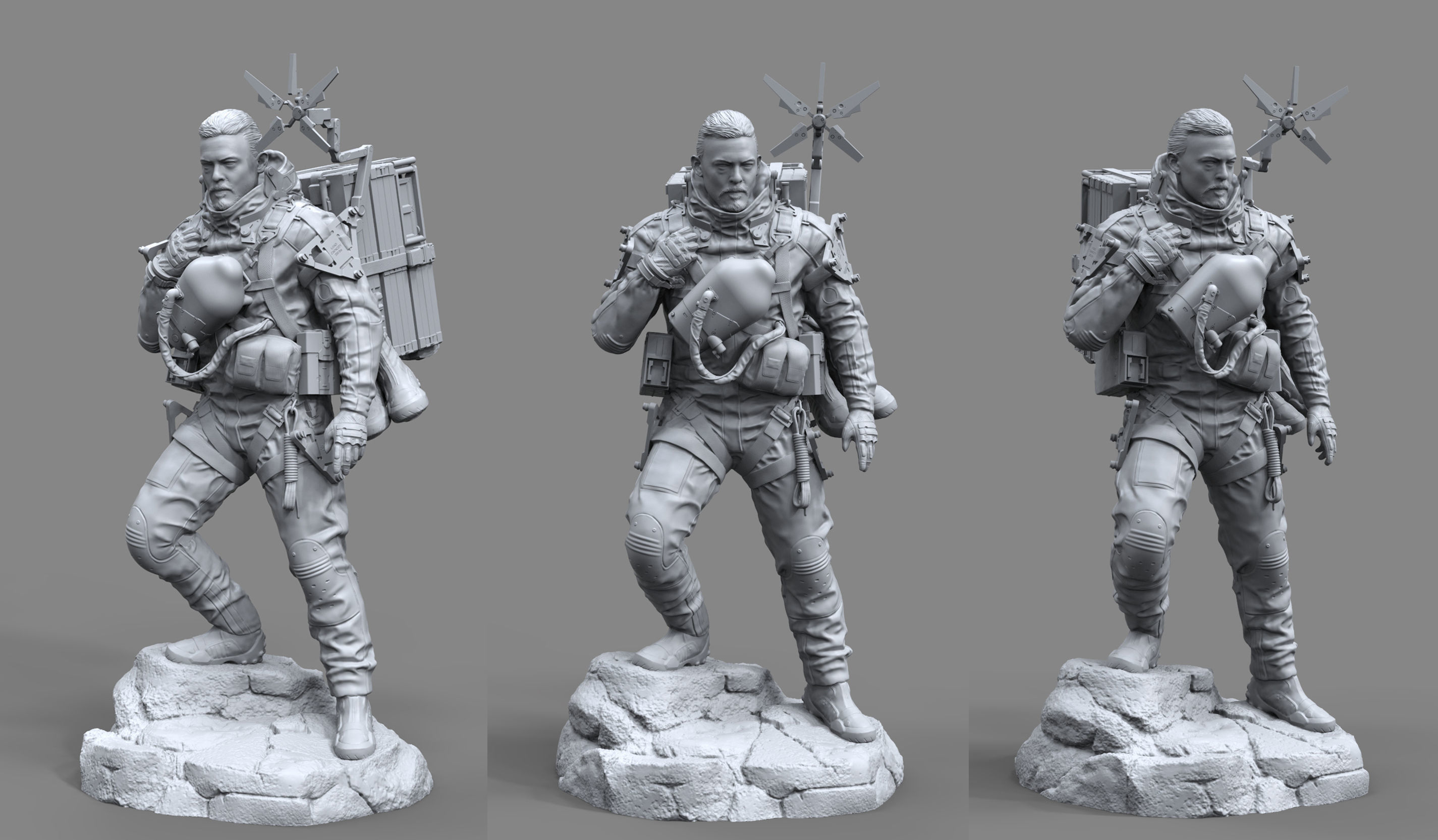 Death stranding Sam Porter 3D print model_18