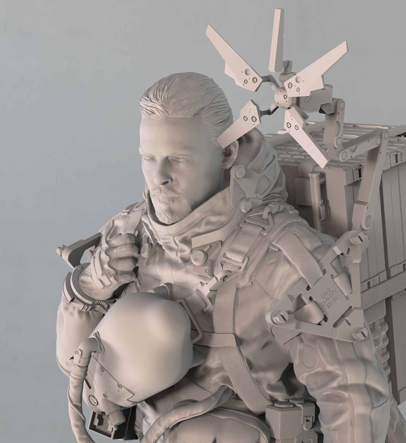 Death stranding Sam Porter 3D print model_31