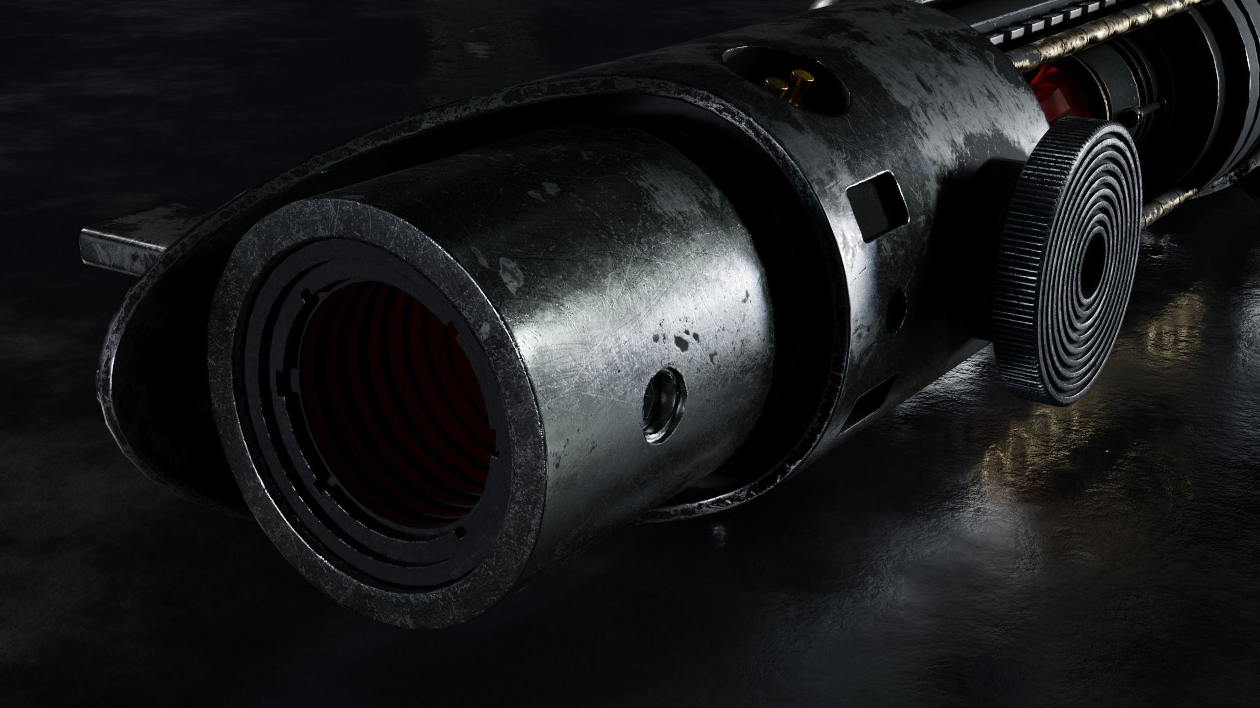 Starkillers lightsaber 3D model_4