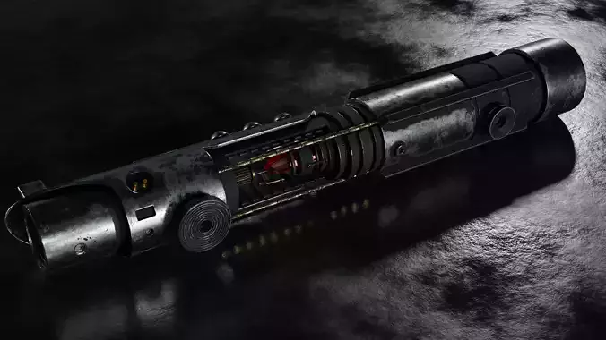 Starkillers lightsaber 3D model