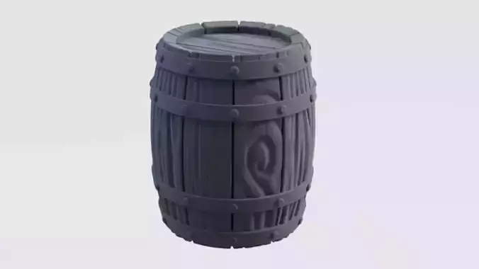 Cartoon Barrel