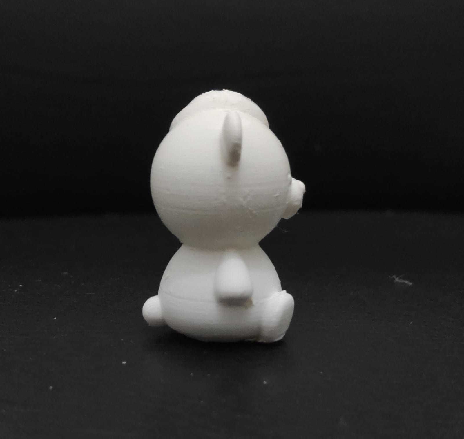 Xmas Cute Bear 3D print model_8