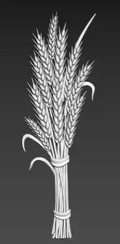 3d wheat 3D print model