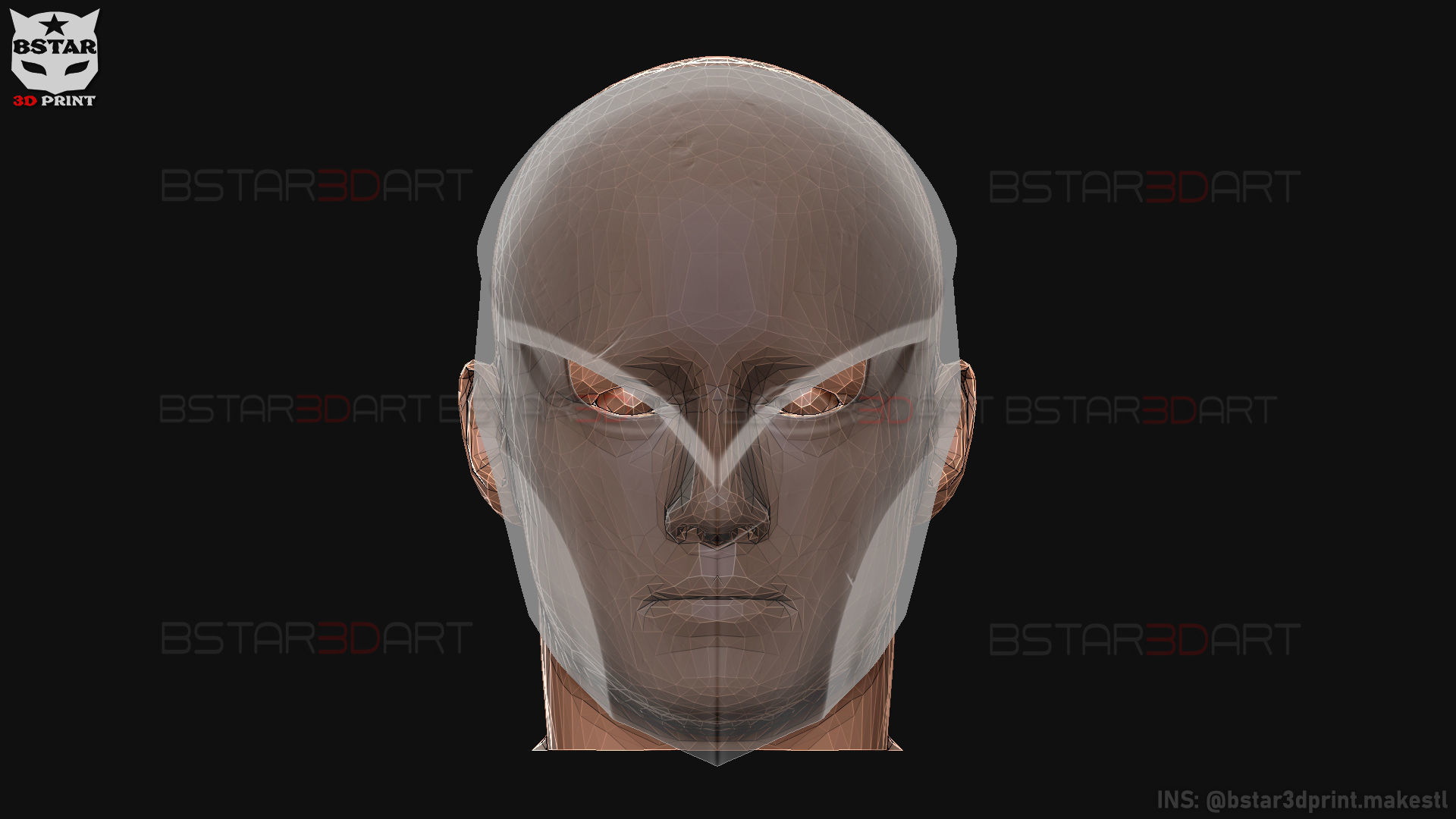 Aragami 2 Mask - Tetsu Mask - High Quality Details 3D print model_25