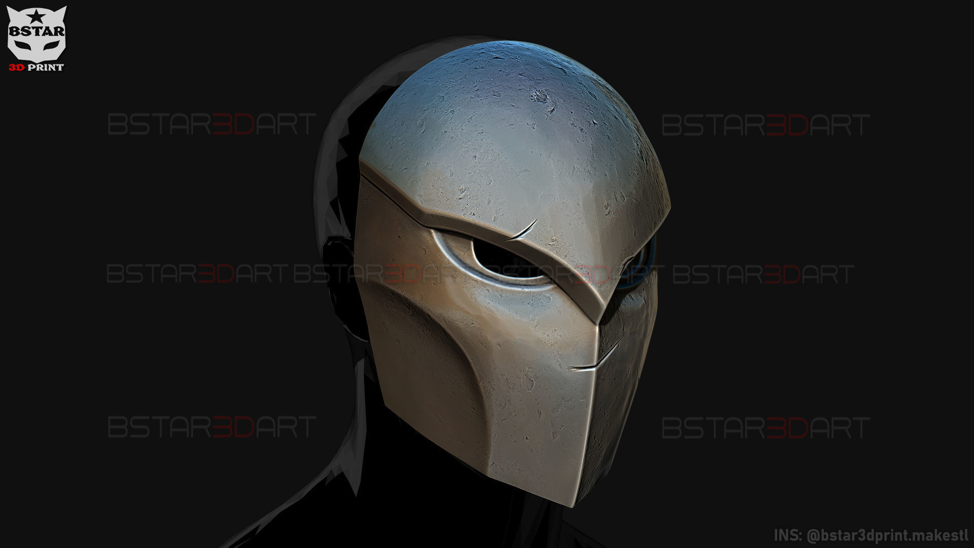 Aragami 2 Mask - Tetsu Mask - High Quality Details 3D print model_10