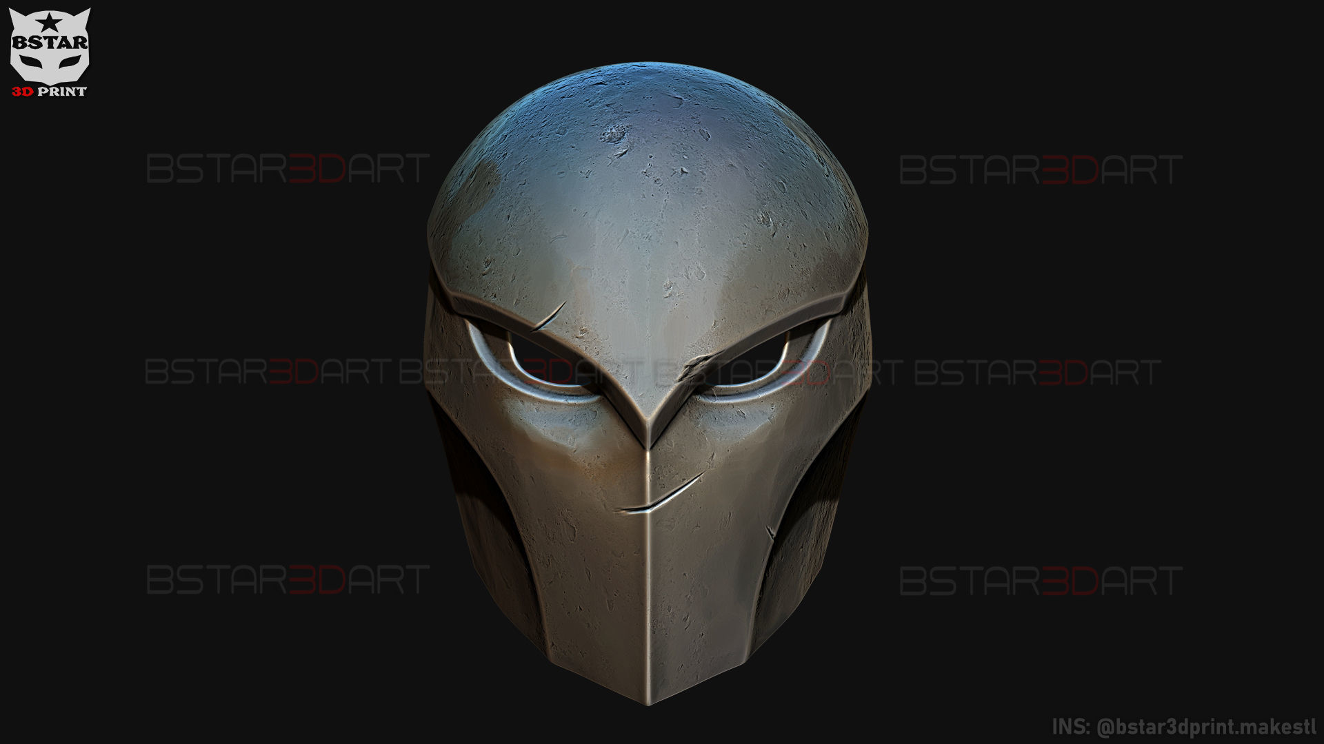 Aragami 2 Mask - Tetsu Mask - High Quality Details 3D print model_11