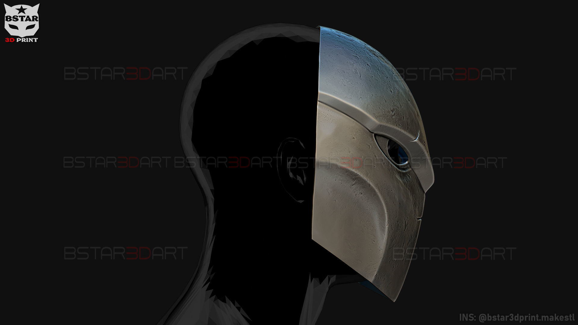Aragami 2 Mask - Tetsu Mask - High Quality Details 3D print model_9