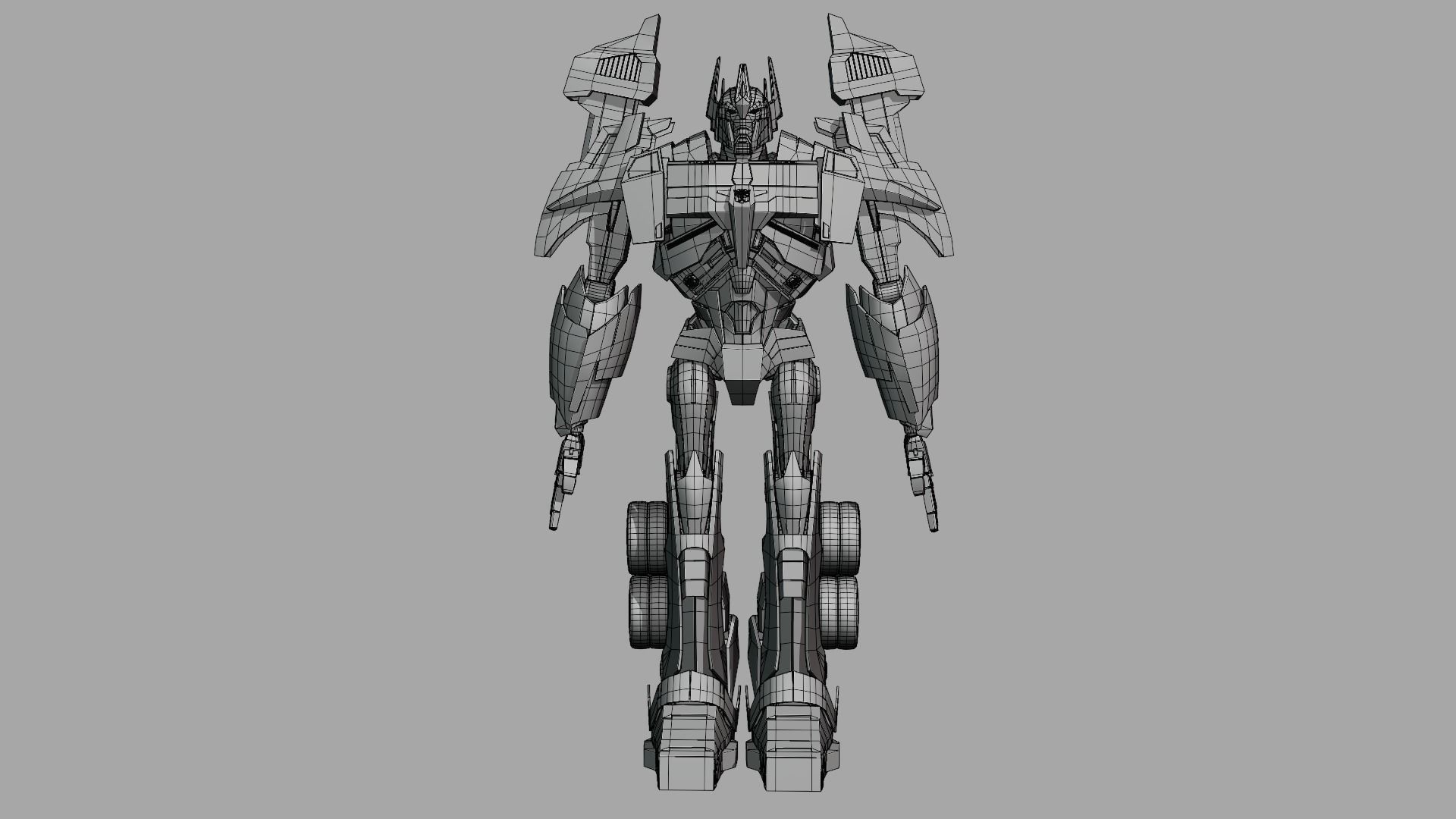 Ultra Magnus Transformers Prime Character Rig Low-poly 3D model_19