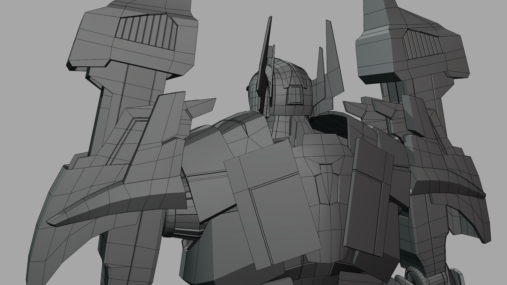 Ultra Magnus Transformers Prime Character Rig Low-poly 3D model_24