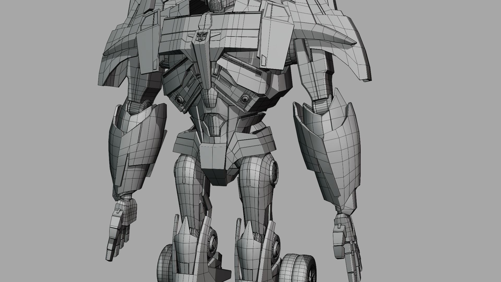 Ultra Magnus Transformers Prime Character Rig Low-poly 3D model_22