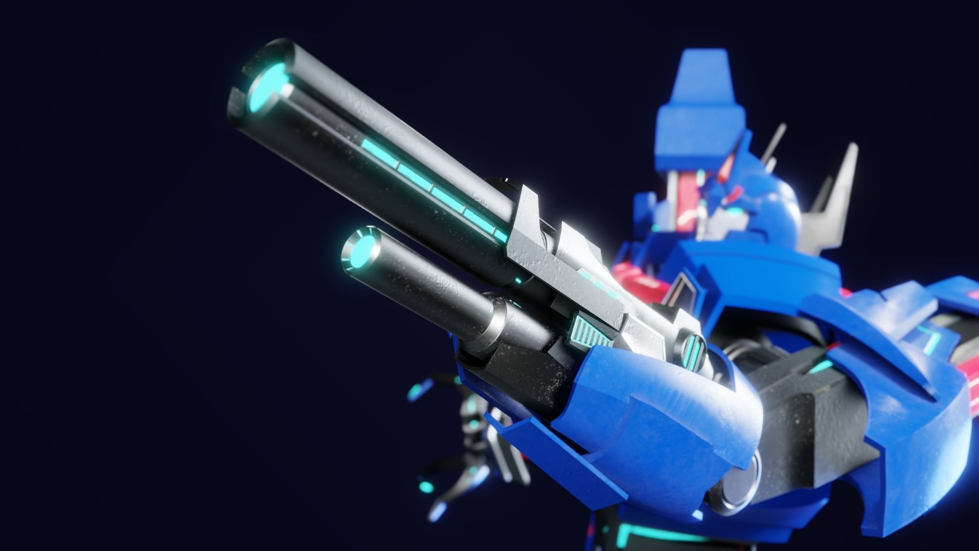 Ultra Magnus Transformers Prime Character Rig Low-poly 3D model_6