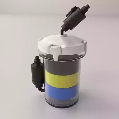 Canister Filter 3D model