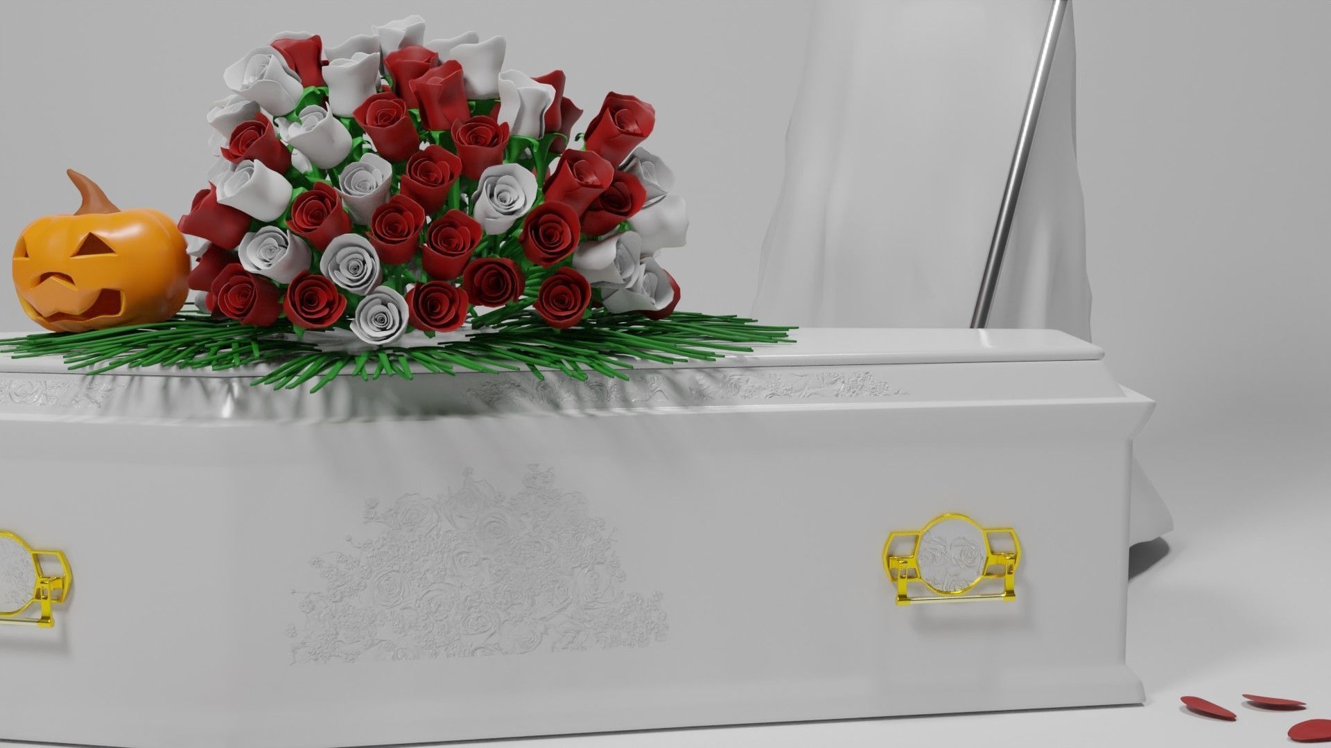 the beauty of halloween 3D model_5