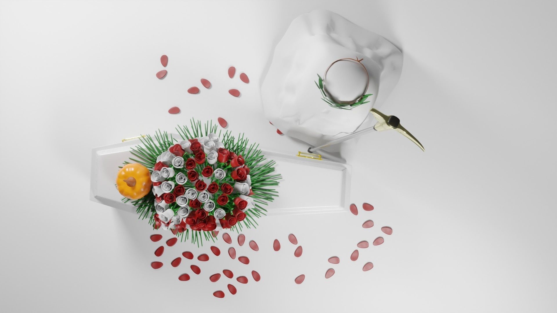 the beauty of halloween 3D model_2