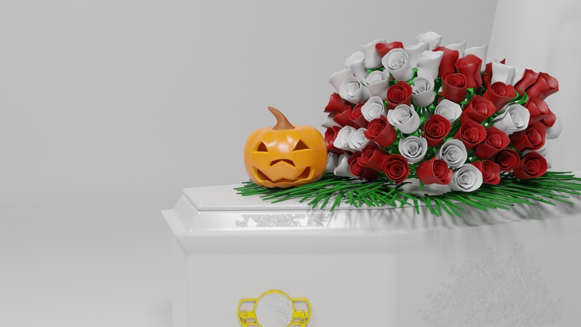 the beauty of halloween 3D model_3