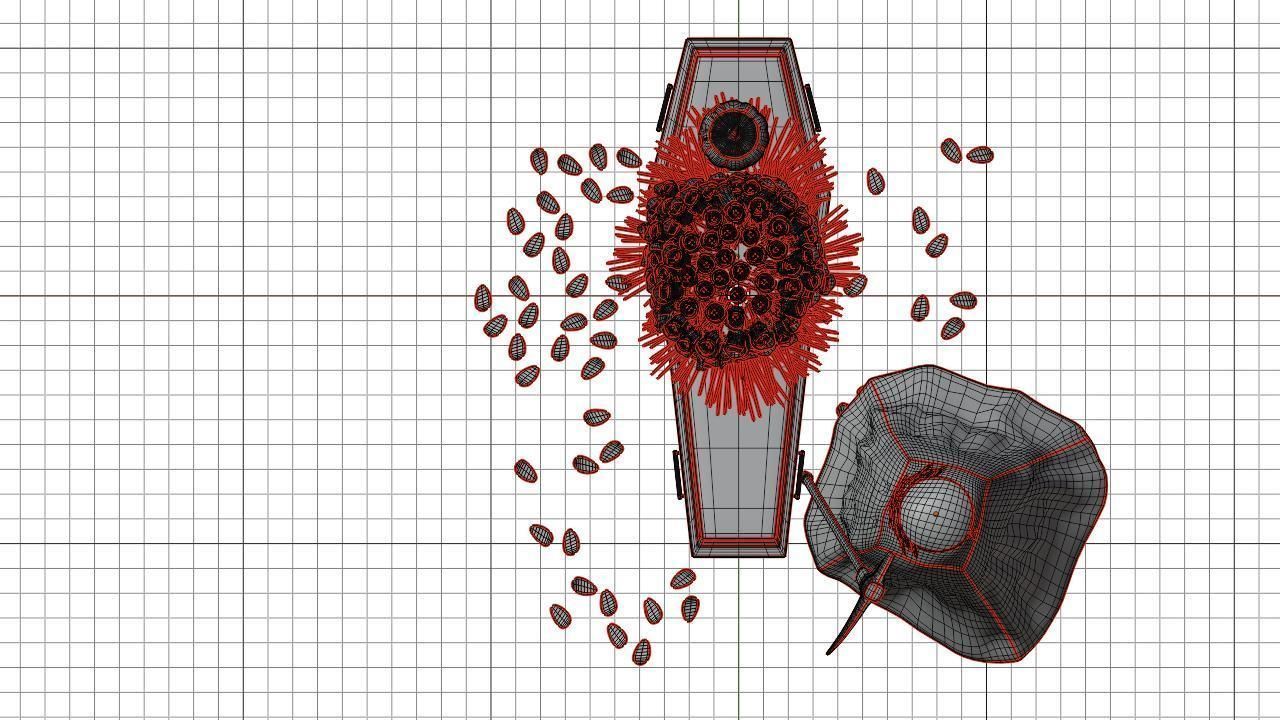 the beauty of halloween 3D model_9