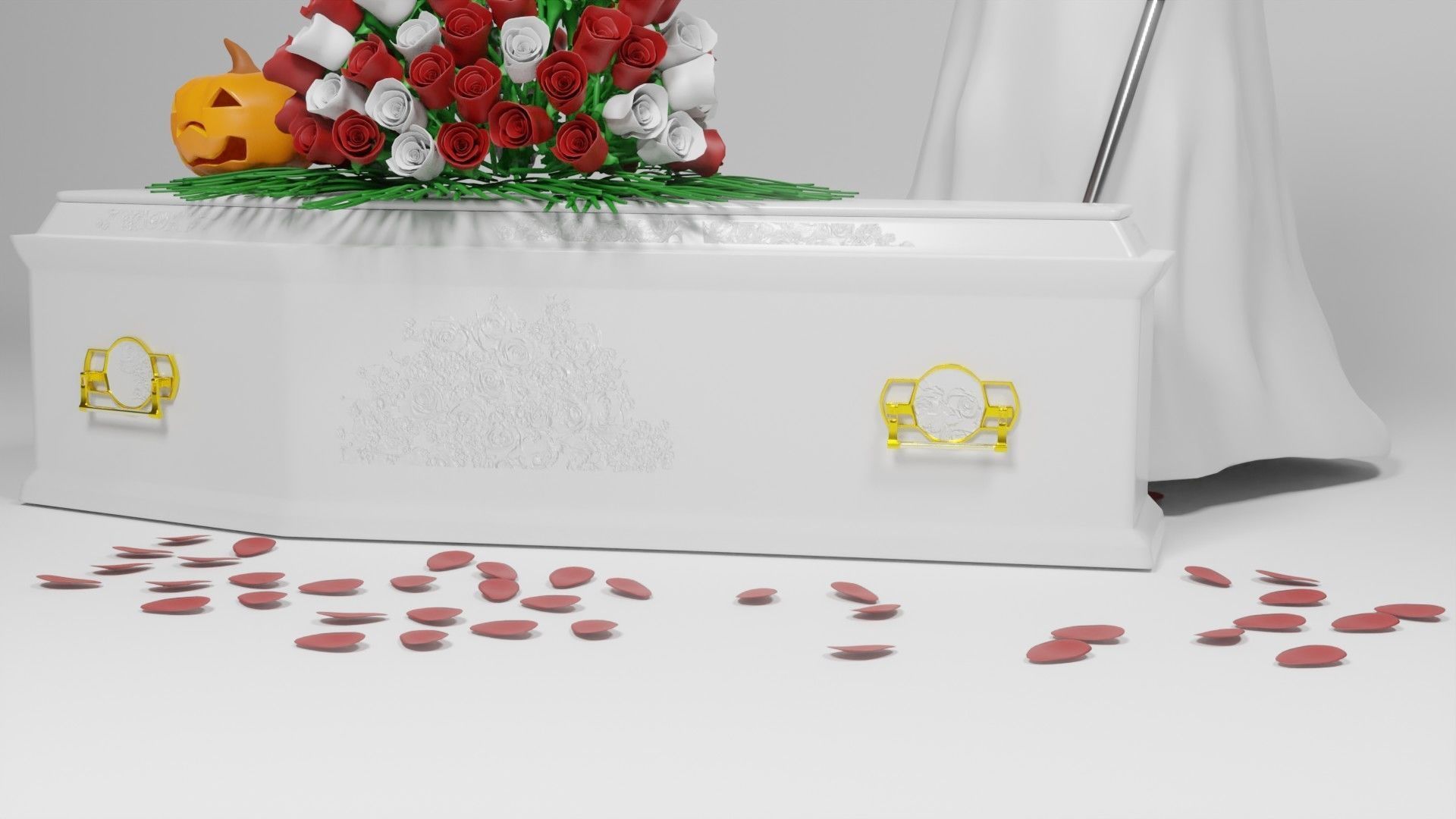 the beauty of halloween 3D model_1