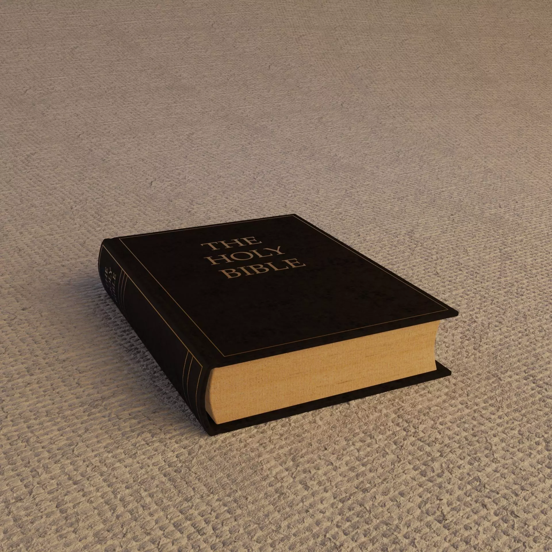 Holy Bible Free low-poly 3D model_0