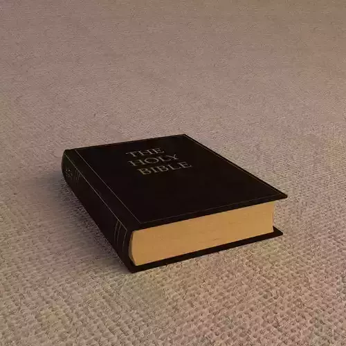 Holy Bible Free low-poly 3D model