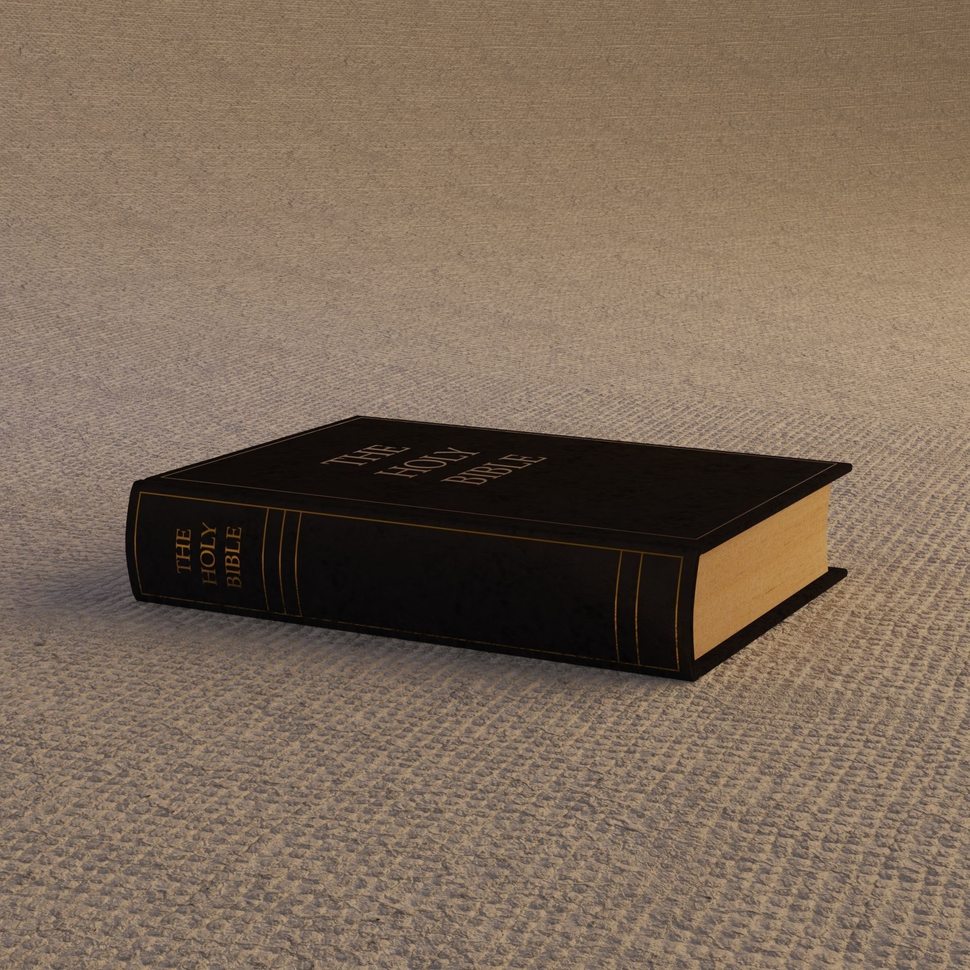 Holy Bible Free low-poly 3D model_1