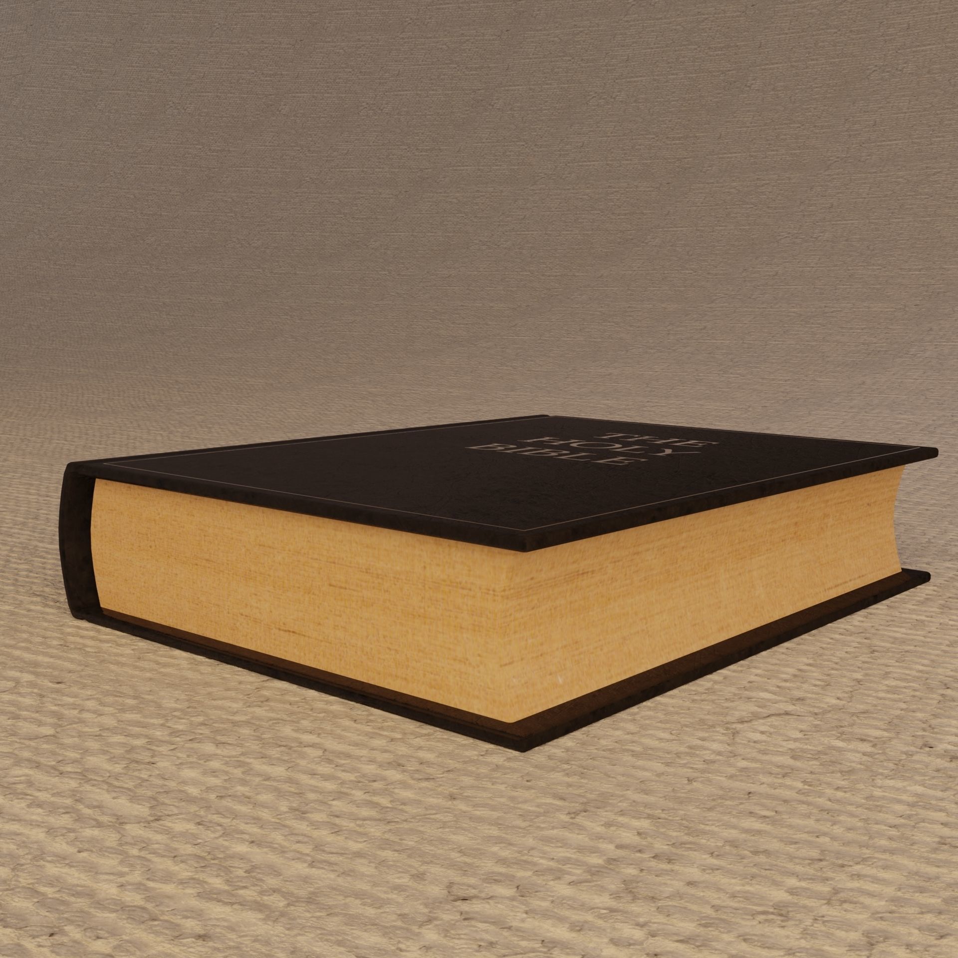 Holy Bible Free low-poly 3D model_7
