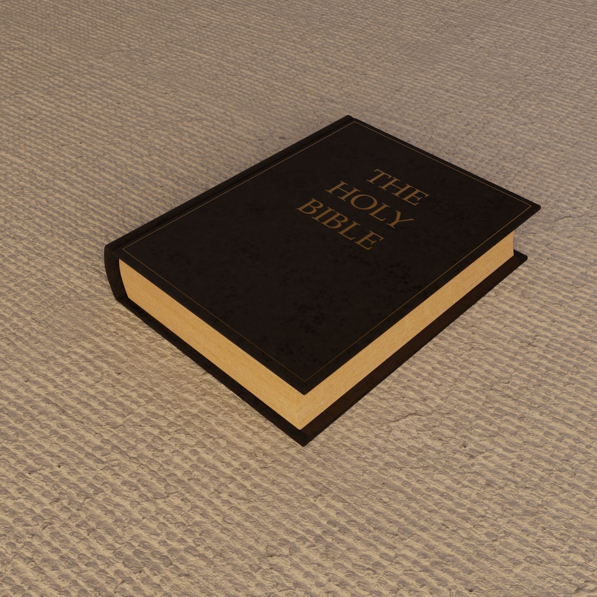 Holy Bible Free low-poly 3D model_2