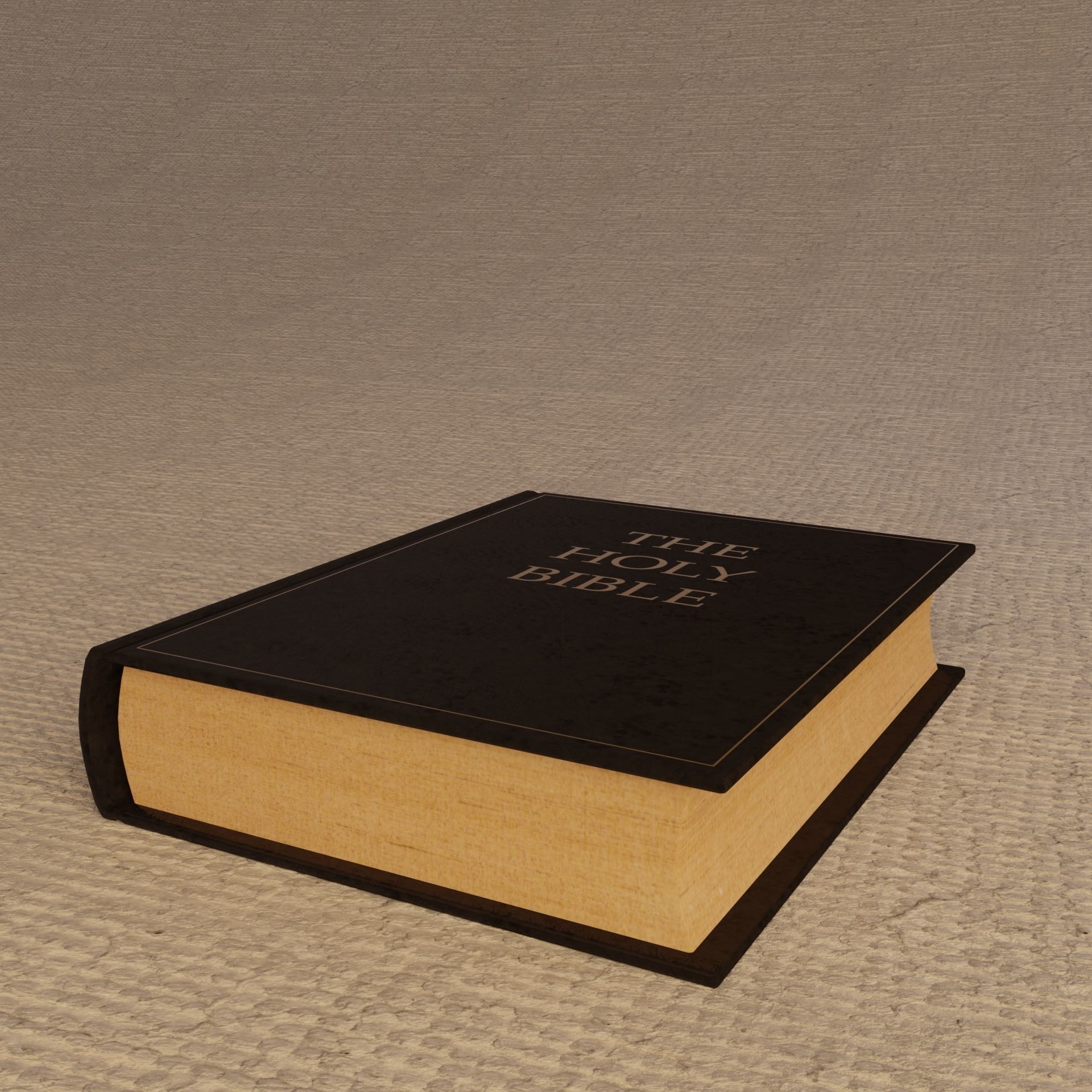 Holy Bible Free low-poly 3D model_4