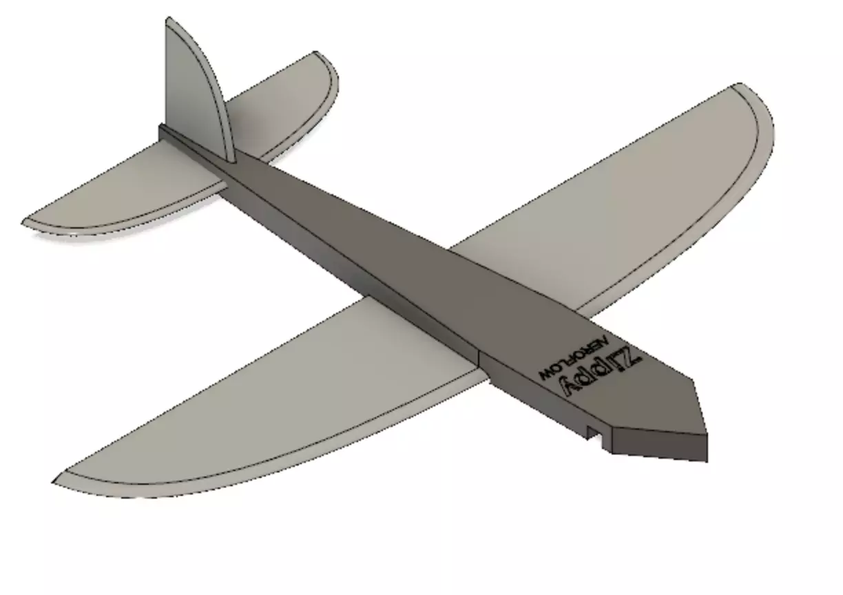 Zippy 3d Printed Plane Free 3D print model