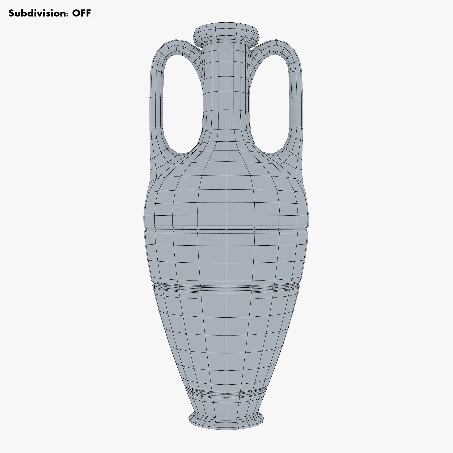 Antique Amphora v 1 3D model_9