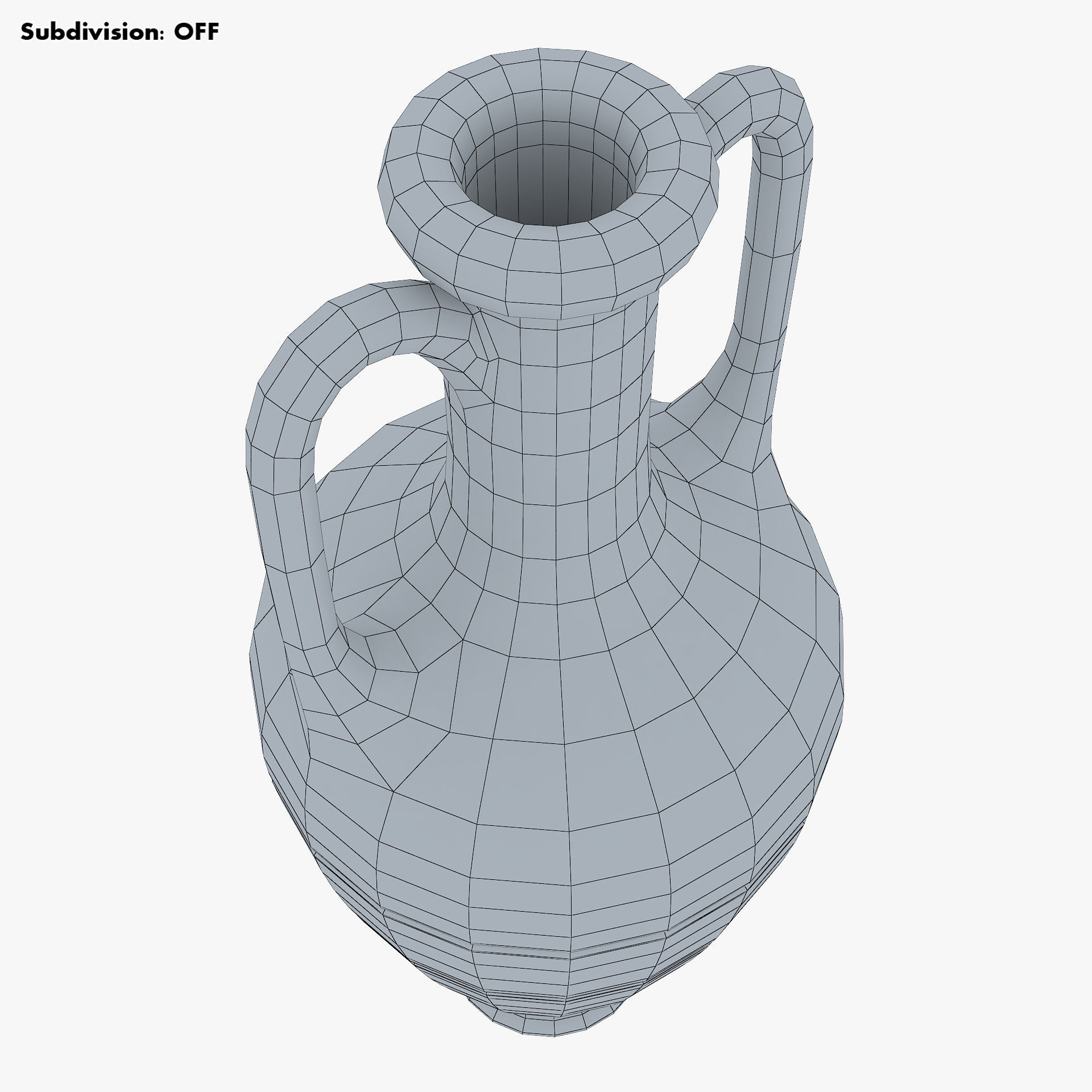 Antique Amphora v 1 3D model_11