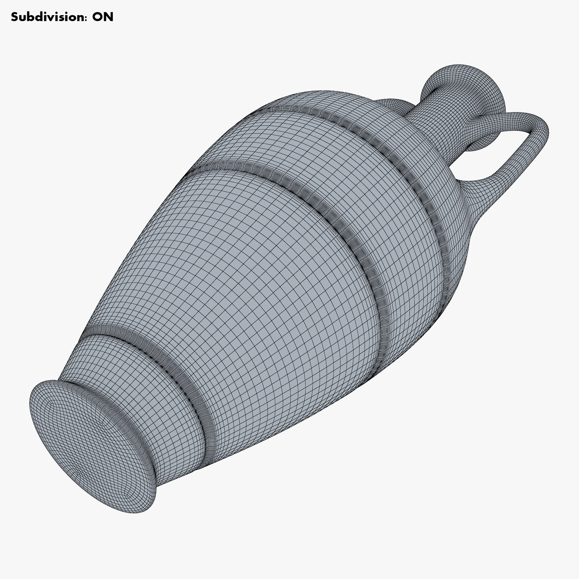 Antique Amphora v 1 3D model_12