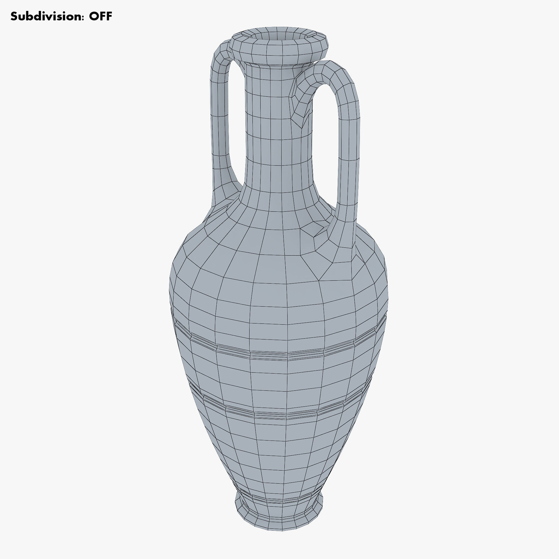Antique Amphora v 1 3D model_7