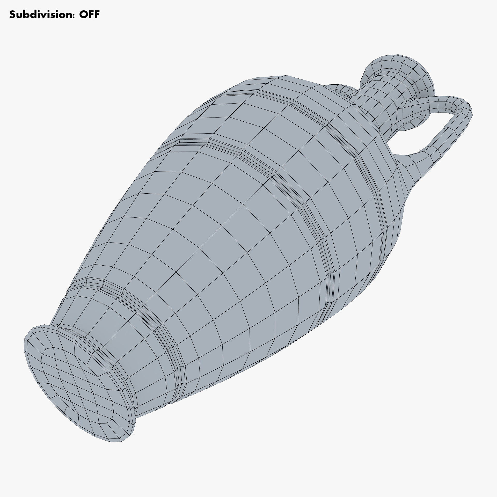 Antique Amphora v 1 3D model_13