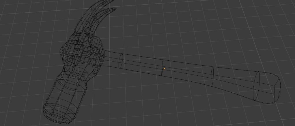 Ball Pein Hammer 3D model_1