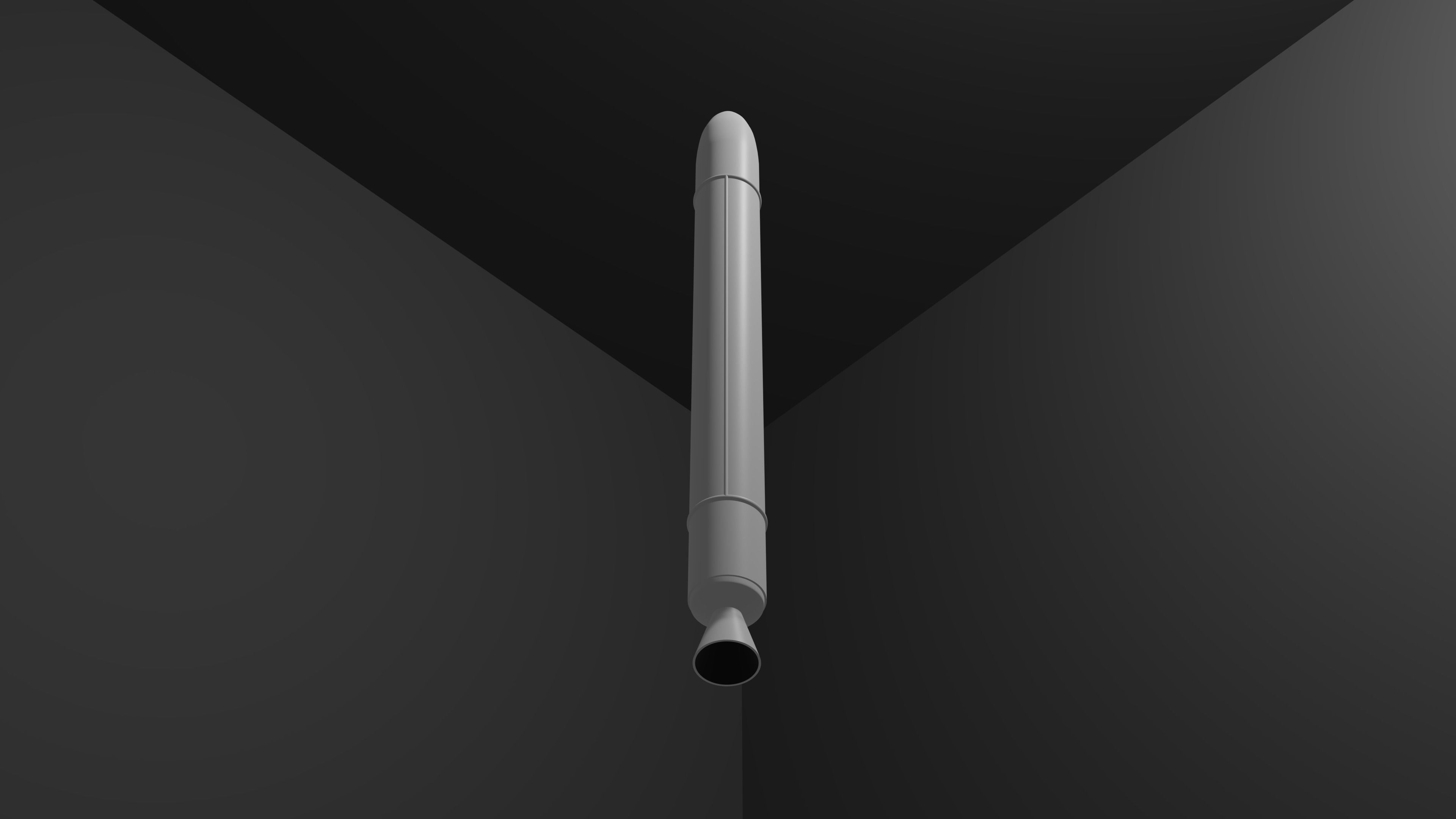 GEM-63 - Solid Rocket Booster Free 3D model_4