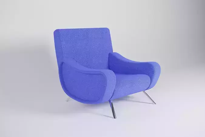Blue armchair