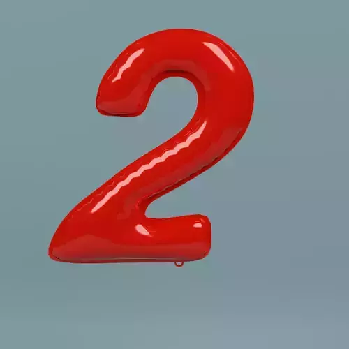 NUMBER 2 BALLOON